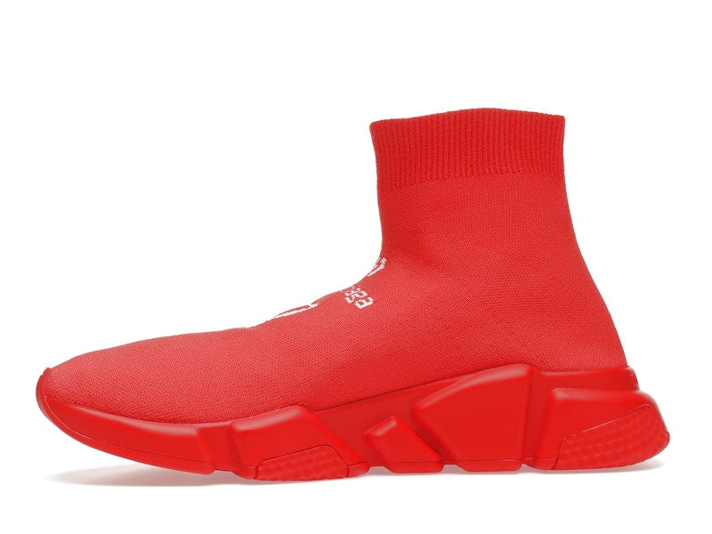 Balenciaga Speed Soccer Runner Intense Red White
