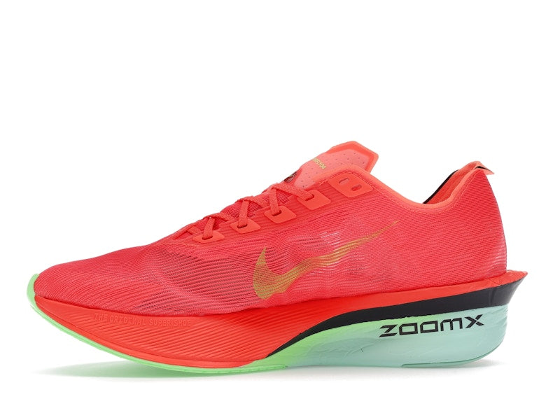 Nike ZoomX Vaporfly Next% 4 Bright Crimson Mint Foam Cave Purple Lime Blast