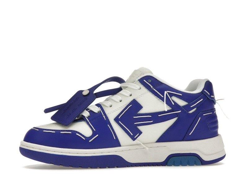 OFF-WHITE Out Of Office Sartorial Stitching White Dark Blue (Women's)