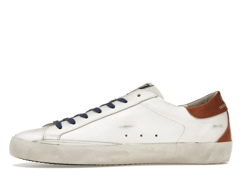 Golden Goose Super-Star White Ice Brown Blue