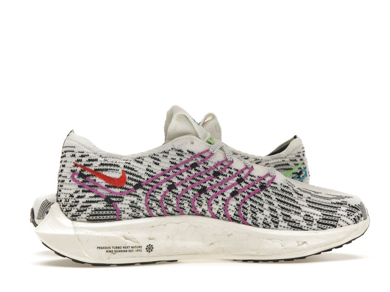 Nike Pegasus Turbo Next Nature SE White Lime Blast Fuchsia Dream