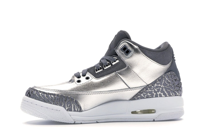 Jordan 3 Retro Premium Heiress Metallic Silver (GS)