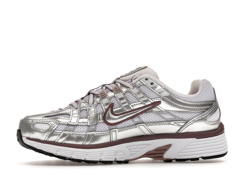 Nike P-6000 White Metallic Silver Tattoo (Women's)