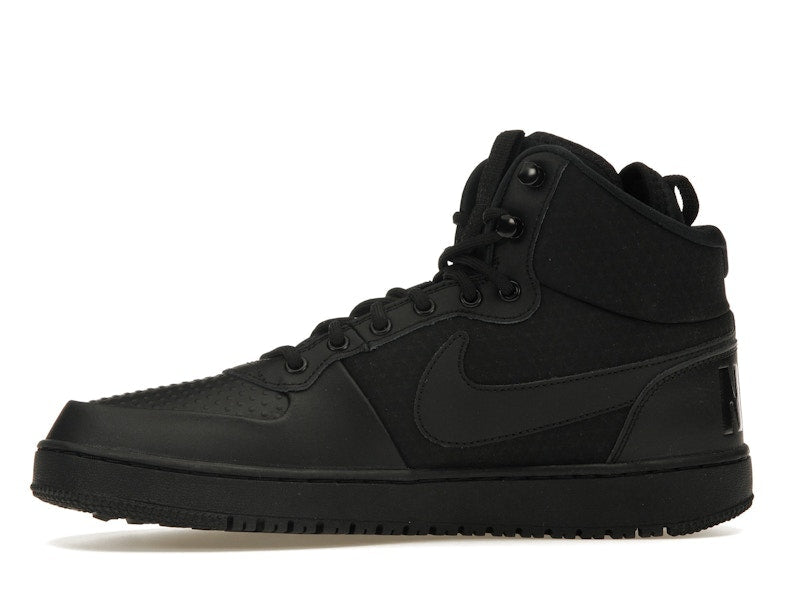 Nike Court Borough Mid Winter Triple Black