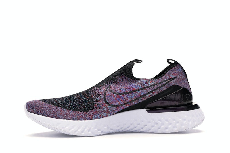 Nike Epic Phantom React Flyknit Black University Red Hyper Jade (Women's)