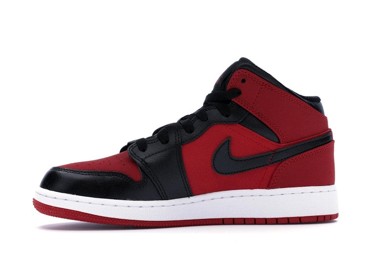 Jordan 1 Mid Gym Red Black (GS)