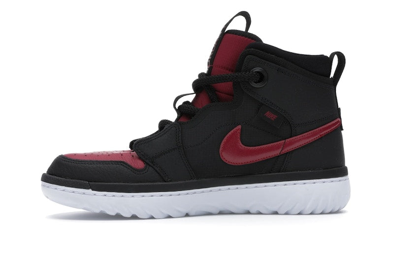 Jordan 1 High React Black Noble Red