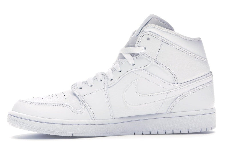 Jordan 1 Mid Triple White (2018)