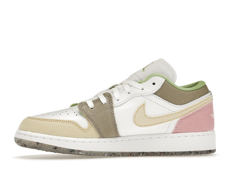 Jordan 1 Low Pastel Grind Vivid Green (GS)
