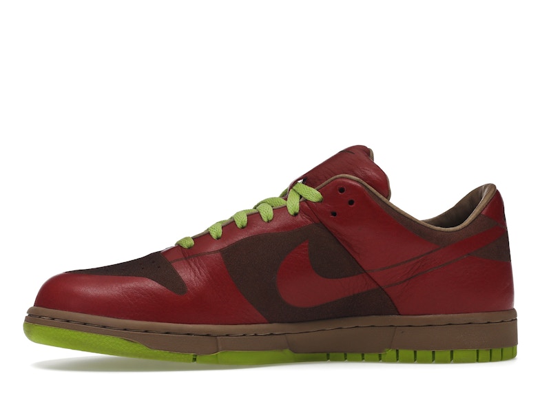Nike Dunk Low 1-Piece Laser Varsity Red Chartreuse