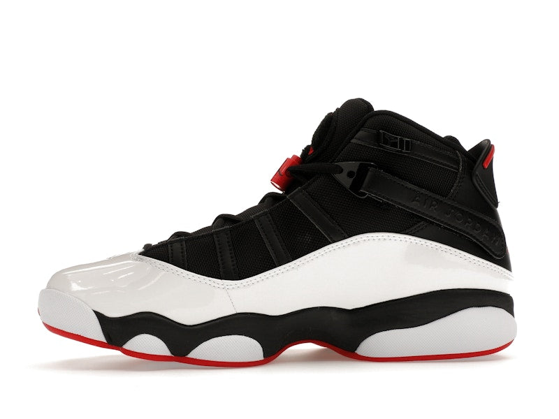 Jordan 6 Rings Black White Varsity Red