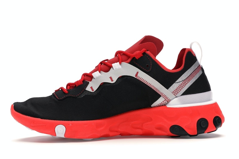 Nike React Element 55 Black White Red Orbit