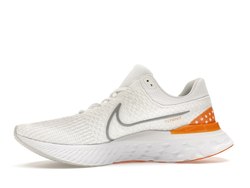 Nike React Infinity Run Flyknit 3 White Grey Kumquat