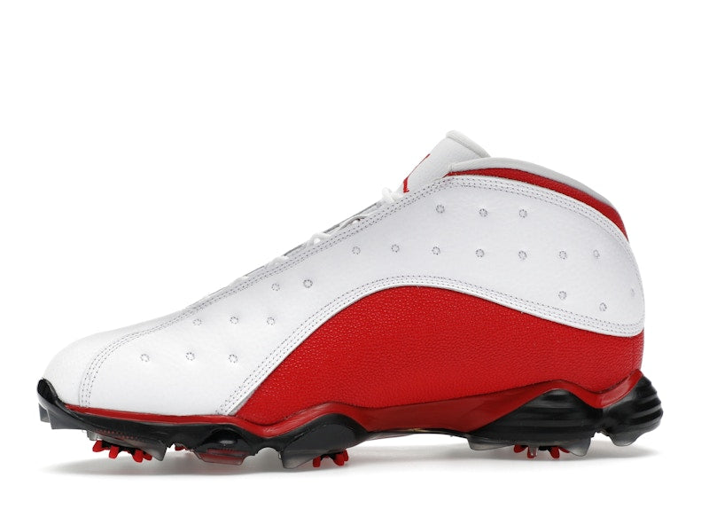 Jordan 13 Retro Golf Cleat White Red