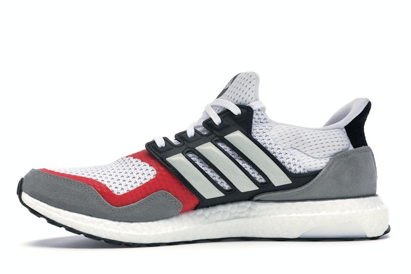 adidas Ultra Boost S&L White Grey Scarlet