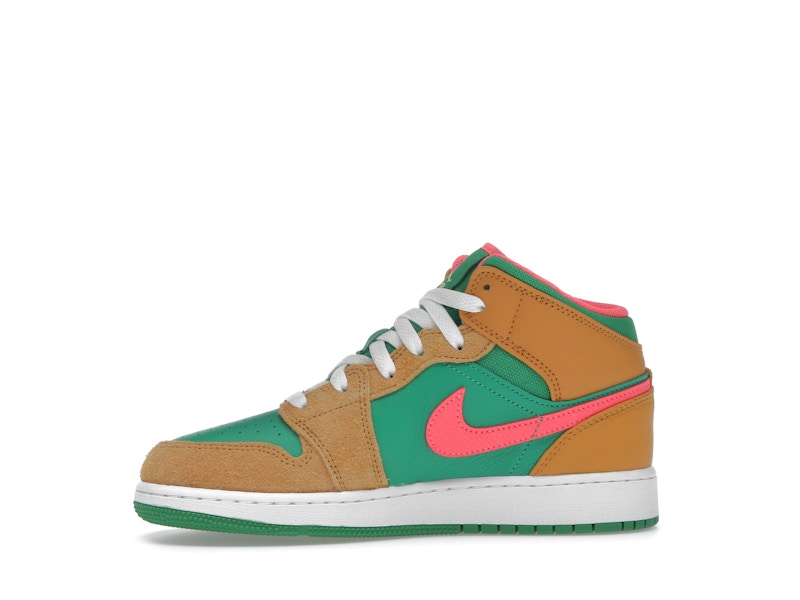 Jordan 1 Mid SE Chutney Lucky Green (GS)