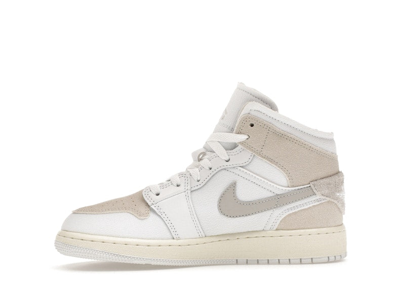 Jordan 1 Mid SE Craft Inside Out Tech Grey (GS)