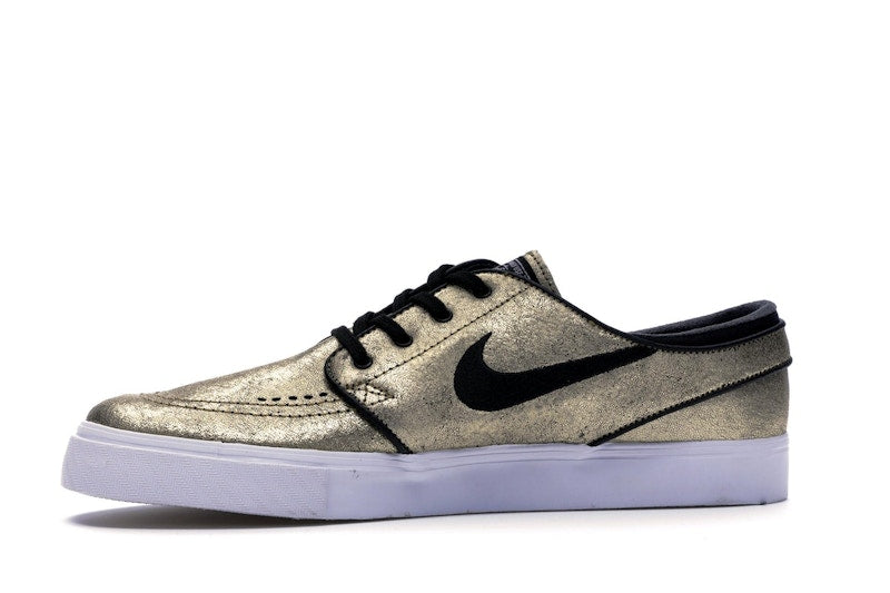 Nike SB Stefan Janoski Zoom Leather Metallic Gold