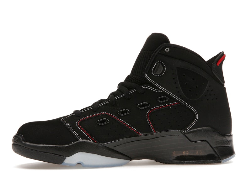 Jordan 6-17-23 Black White Red Contrast Stitching