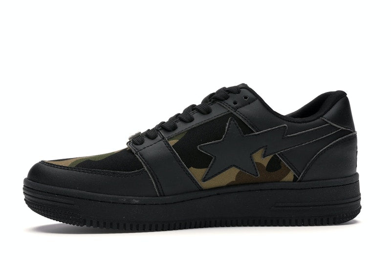 Bape 1st Camo Bape Sta Low Black