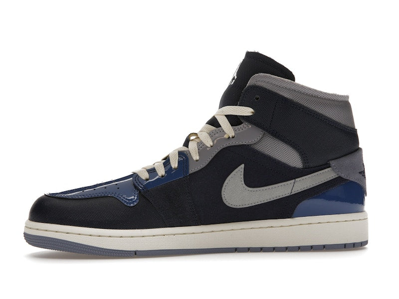 Jordan 1 Mid SE Craft Obsidian French Blue Ashen Slate White