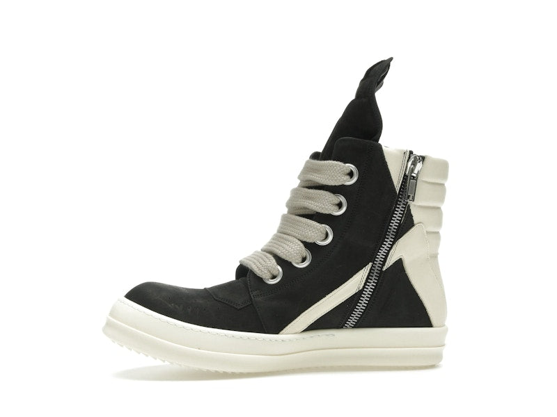 Rick Owens Geobasket Jumbo Lace High Black Milk (Women's)