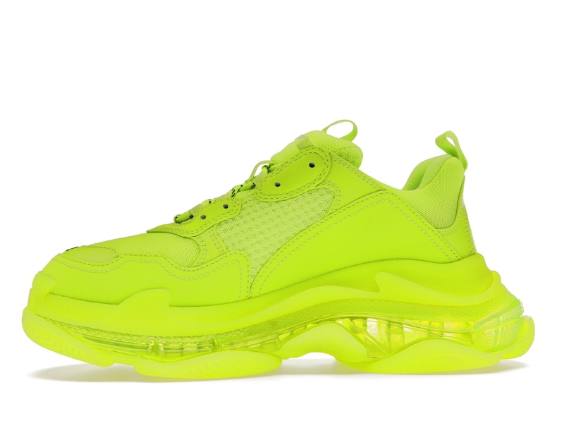 Balenciaga Triple S Clear Sole Fluo Yellow