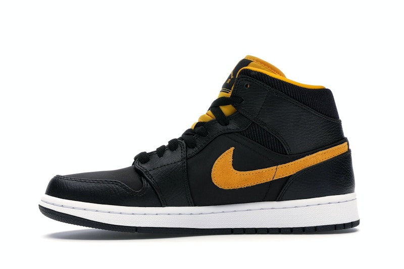 Jordan 1 Mid Black University Gold