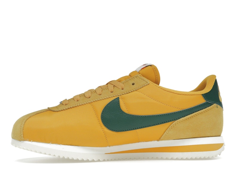 Nike Cortez Textile Yellow Ochre Gorge Green (Women's)