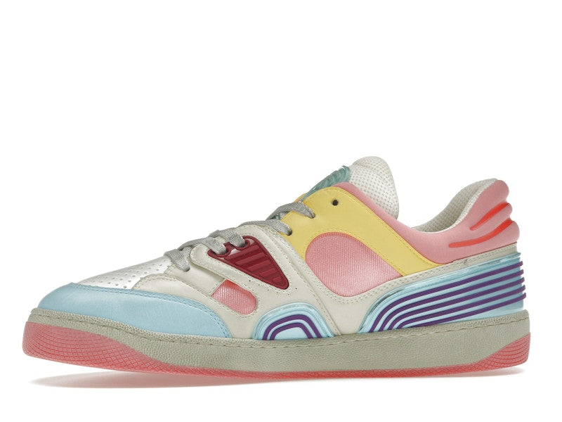 Gucci Basket Low-Top Sneaker Light Blue Demetra Pink (Women's)