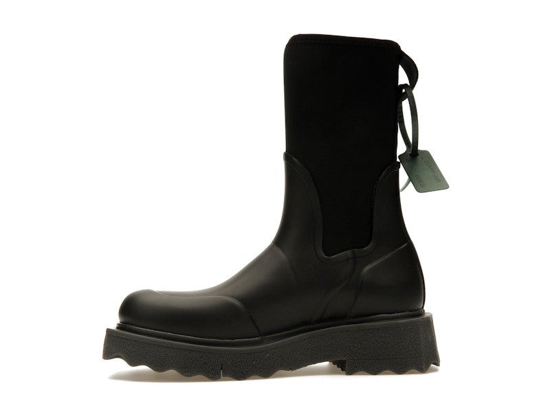 OFF-WHITE For Rainy Days Rain Boot Black (Women's)