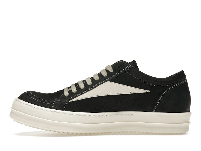 Rick Owens Luxor Vintage Sneaks Black Milk