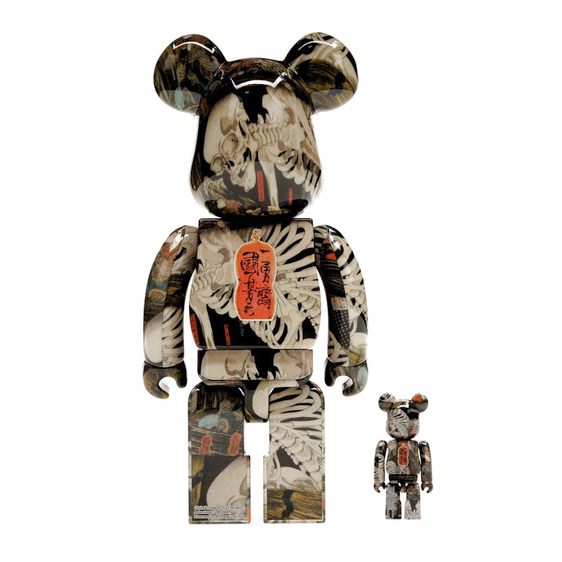 Bearbrick Utagawa Kuniyoshi (The Haunted Old Palace at Soma) 100% & 400% Set
