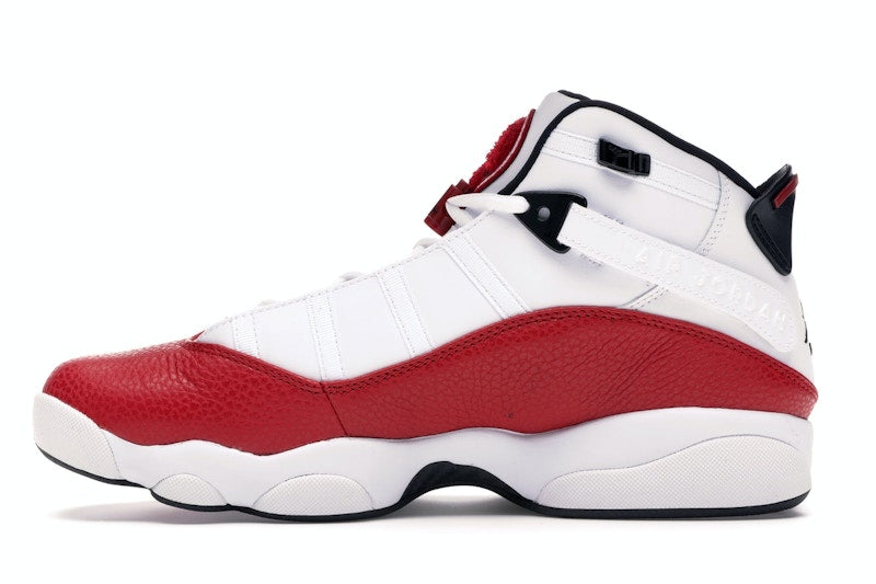 Jordan 6 Rings White University Red