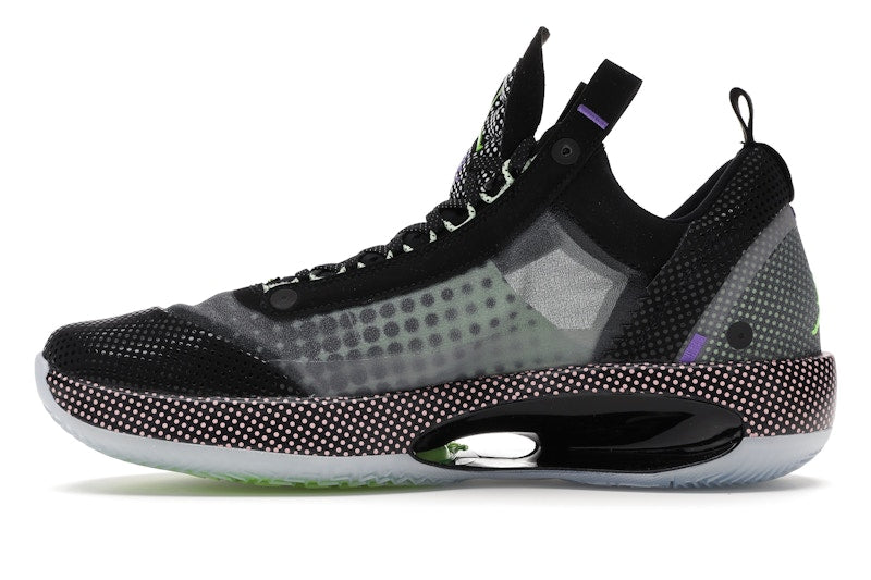 Jordan XXXIV Low Black Vapor Green Bleached Coral
