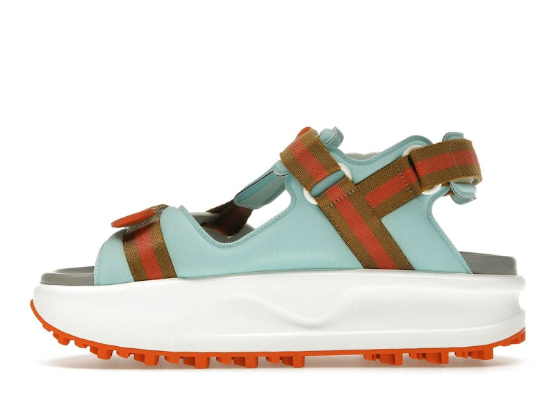 Gucci Colour Block Platform Sandal White Blue Orange (Women's)