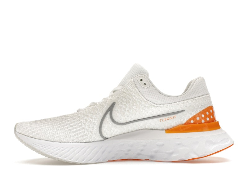 Nike React Infinity Run Flyknit 3 White Grey Kumquat