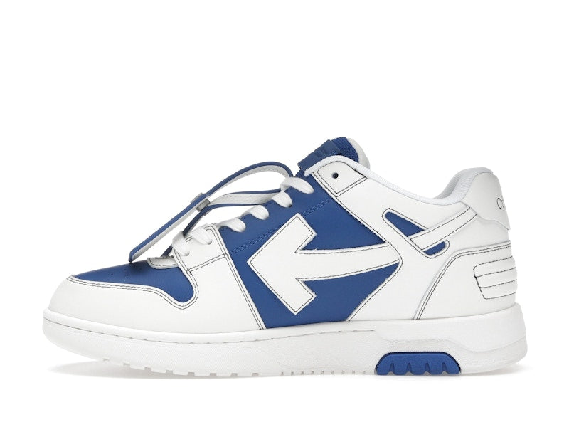 OFF-WHITE Out Of Office OOO Low Tops White Dark Blue
