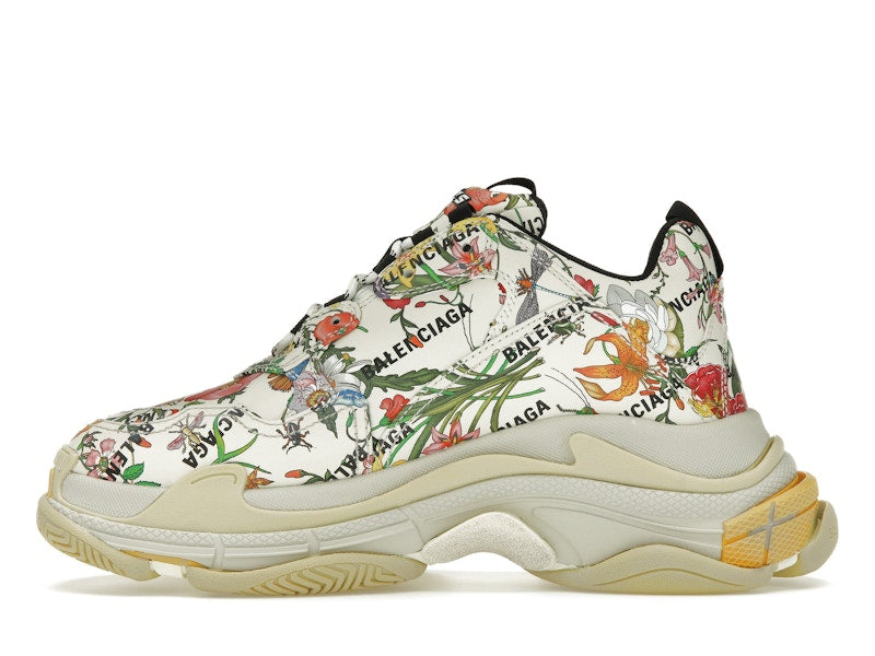 Gucci x Balenciaga The Hacker Project Triple S Flora Print