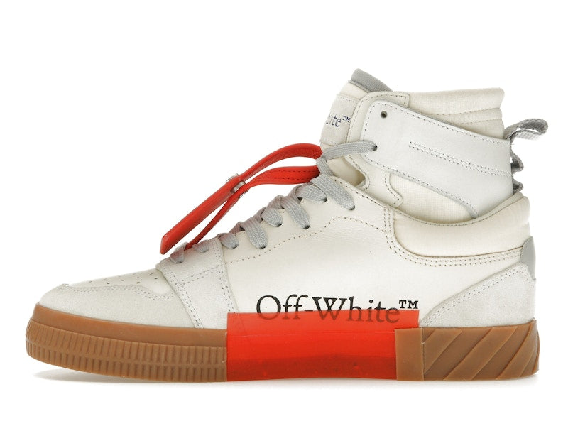 OFF-WHITE Floating Arrow High Top Vulc White Cream