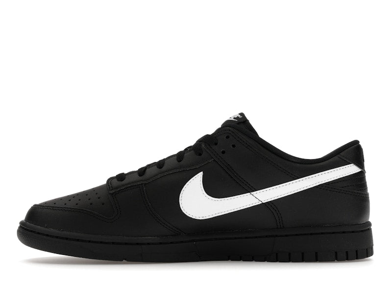 Nike Dunk Low Black White Swoosh