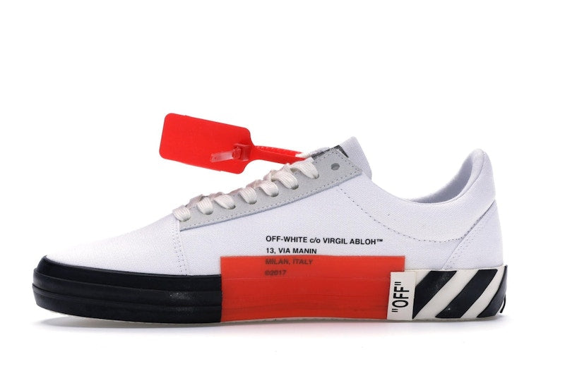 OFF-WHITE Vulc Low White (Updated Stripes)