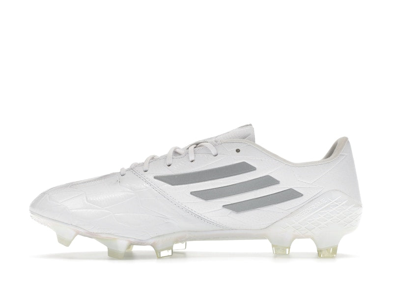 adidas Adizero F50 4 Leather FG White Silver Metallic