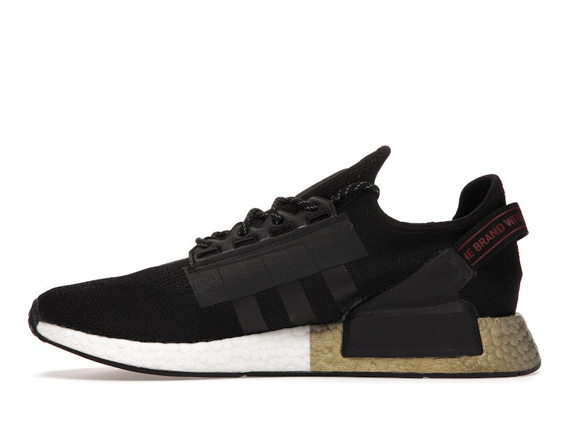 adidas NMD V2 Core Black Gold Metallic