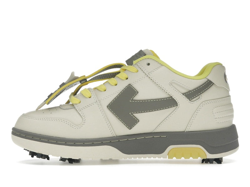 OFF-WHITE Out Of Office OOO Low Tops Golf Paris Hilinski Gray Yellow