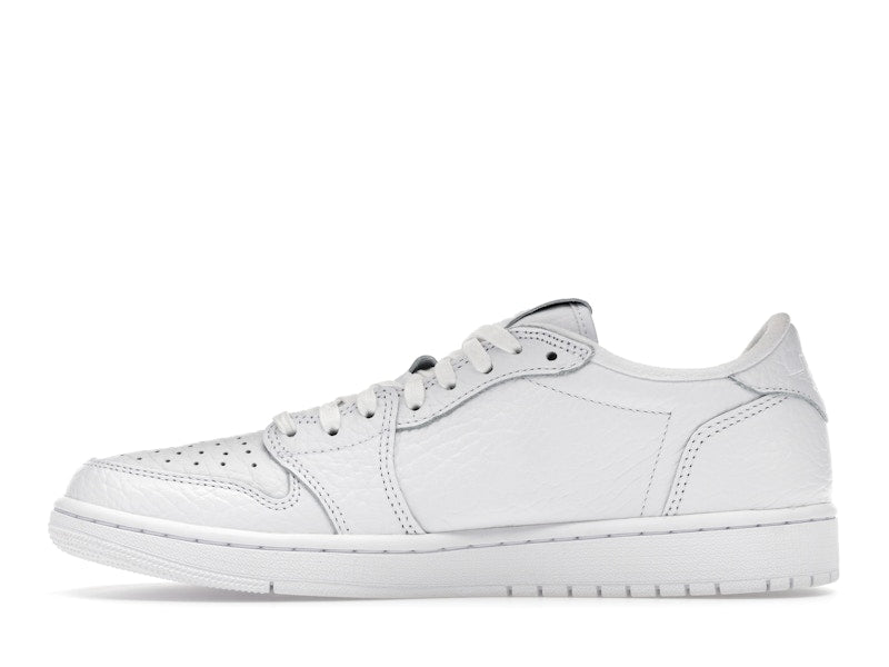 Jordan 1 Retro Low Swooshless Triple White (2025)