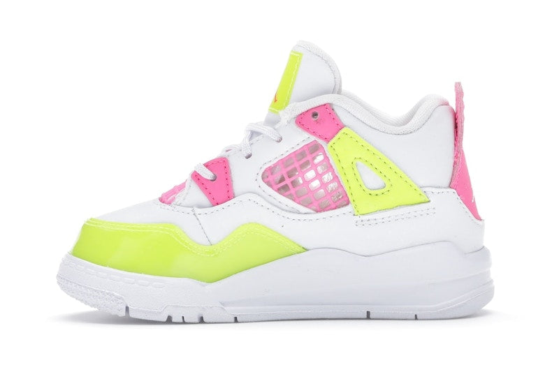 Jordan 4 Retro White Lemon Pink (TD)