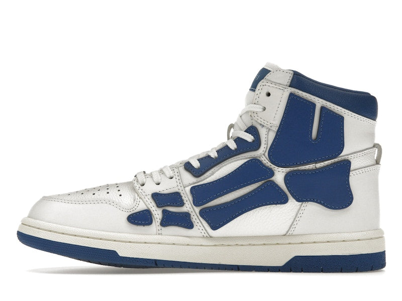 AMIRI Skel Panelled High Top White Blue