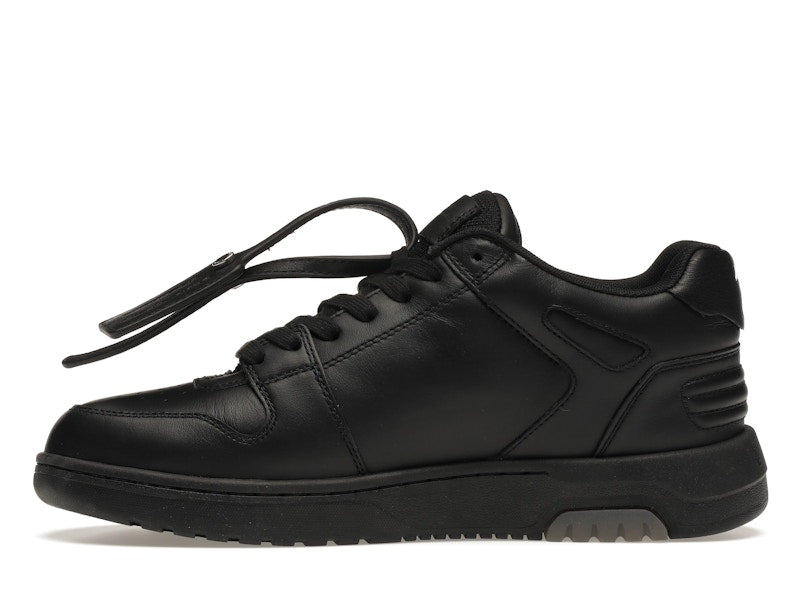 OFF-WHITE OOO Low Tops "For Walking" Black White