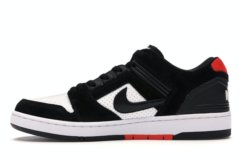 Nike SB Air Force 2 Low Black White Habanero Red